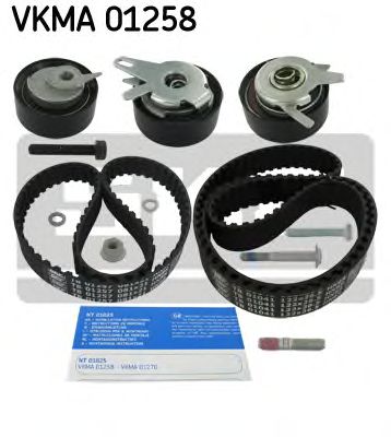 VKMA 01258 SKF Комплект (ремінь+ролики)1
